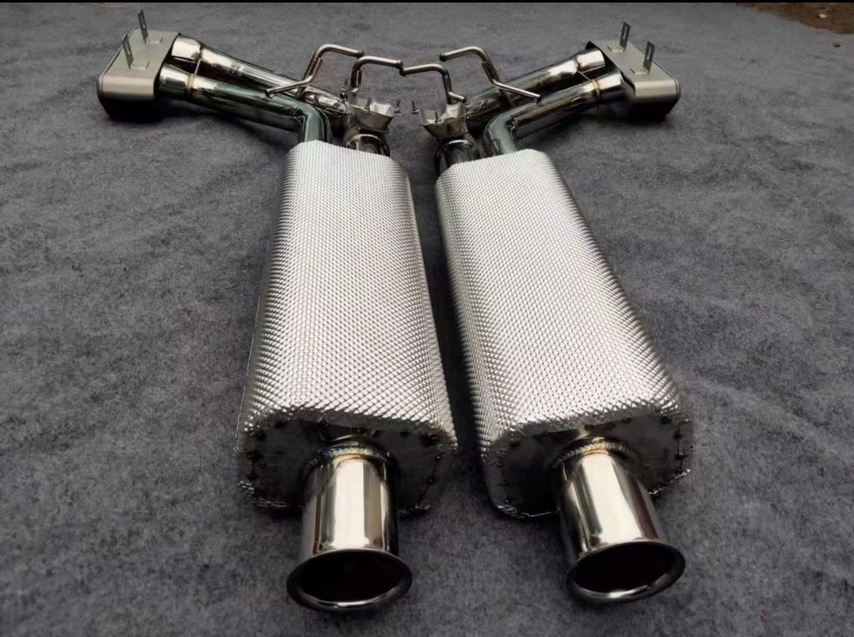 G63 AMG custom exhaust view 3