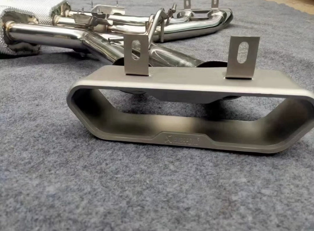 G63 AMG custom exhaust view 4